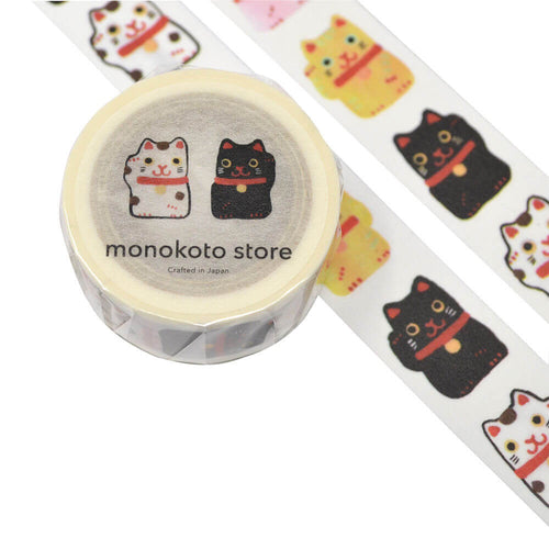 monokoto store x KIMURA & Co. Washi Tape - Maneki Neko