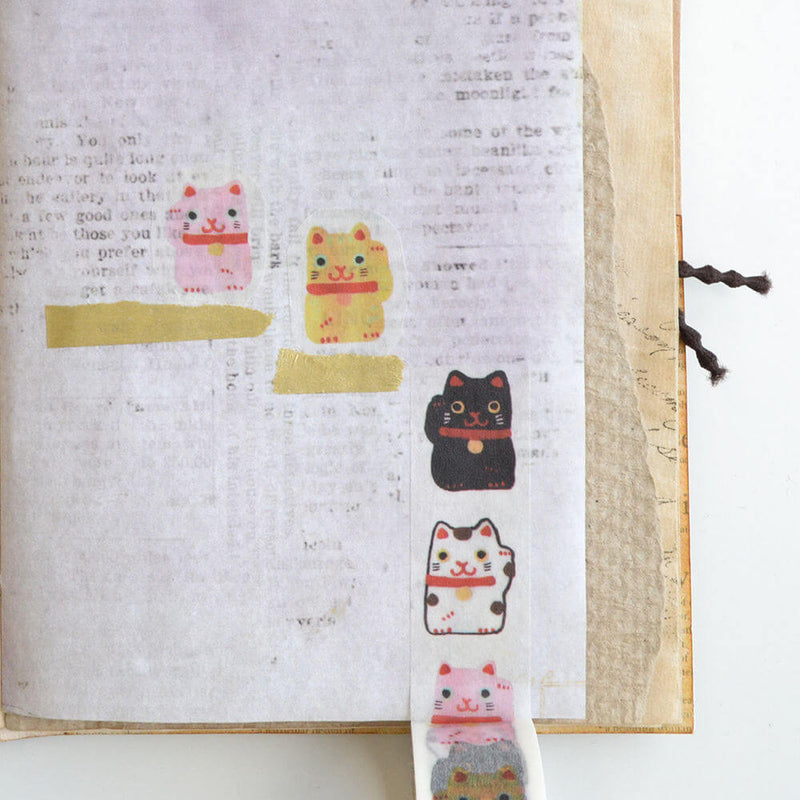 monokoto store x KIMURA & Co. Washi Tape - Maneki Neko