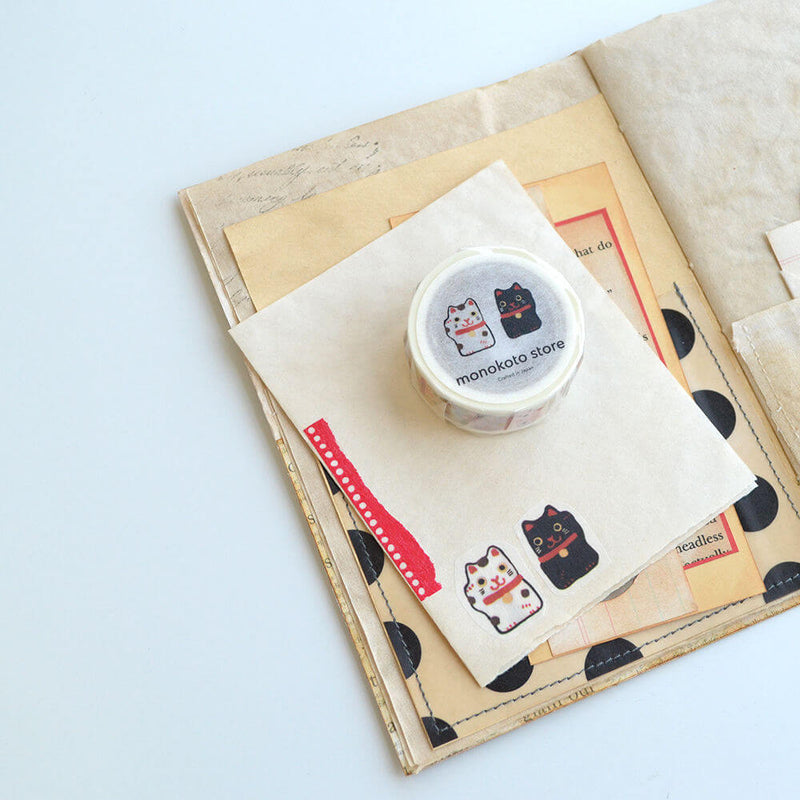monokoto store x KIMURA & Co. Washi Tape - Maneki Neko