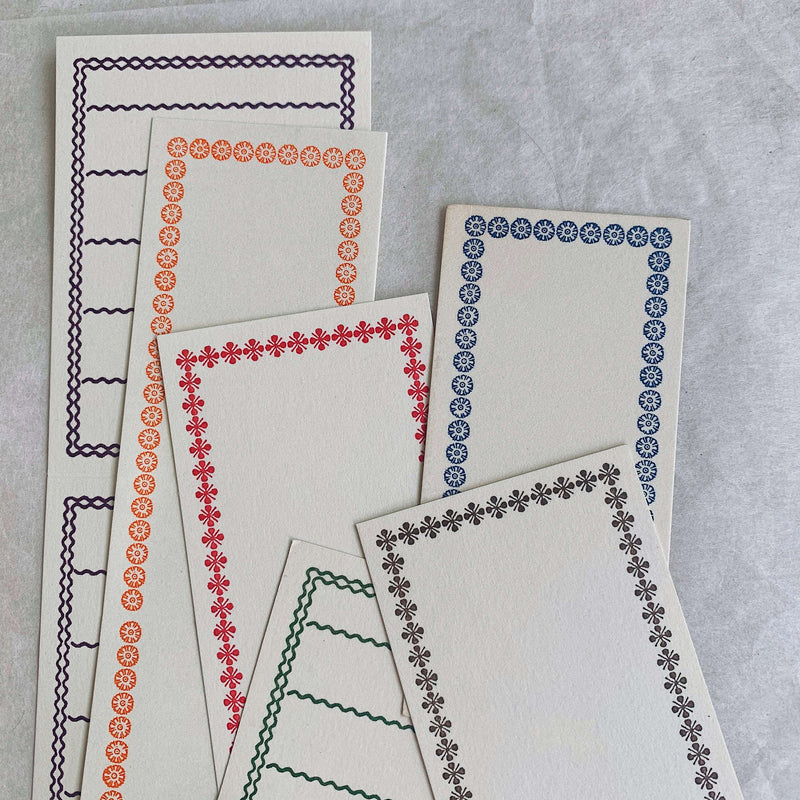 Classiky Letterpress Memo Cards