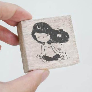 Black Milk Project Rubber Stamp - Meditate