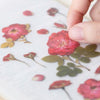 Press Flower Stickers Mini Rose
