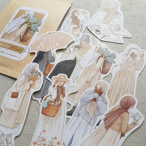 Windry R. Sticker Set: Hello! Modesty