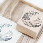 Black Milk Project Rubber Stamp - Moon Bear/Rabbit