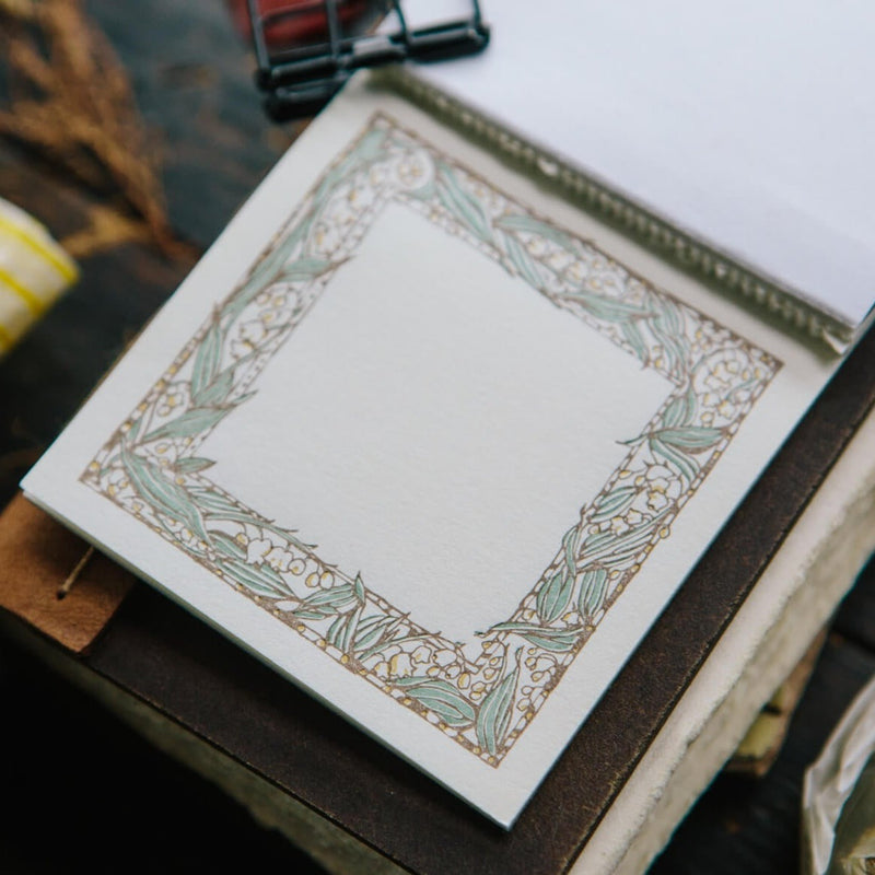 OURS Letterpress Label Book - Muguet Frame