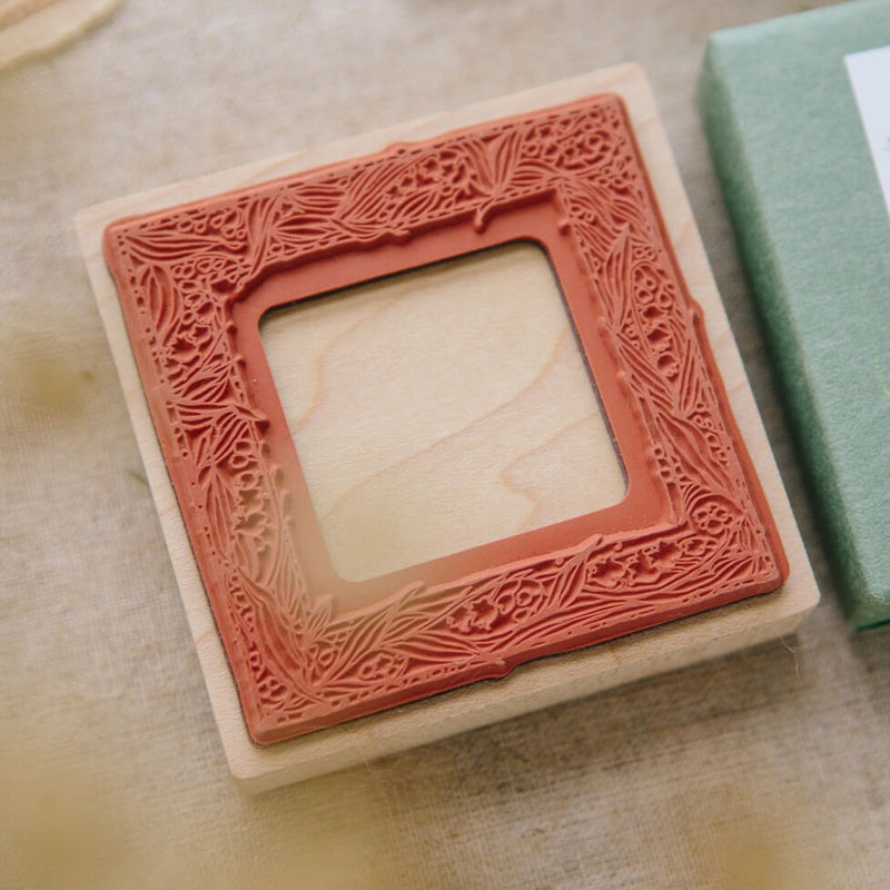 OURS Muguet Frame Rubber Stamp