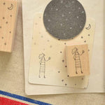 monokoto store x Shuzi Orishige Rubber Stamp - Night Sky