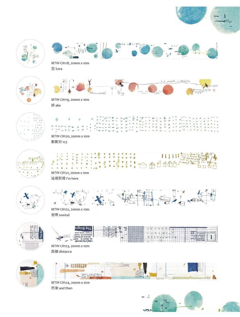 Chamil Garden Washi Tapes - Elsewhere