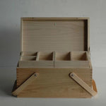 Classiky Chestnut Wooden Sewing Box