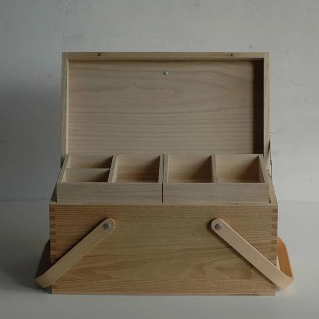 Classiky Chestnut Wooden Sewing Box – Sumthings of Mine