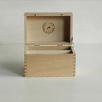 Classiky Chestnut Wooden Postcard Case