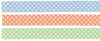 Classiky Dots/Lines Washi Tapes (Set of 3)