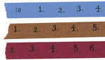 Classiky Number Washi Tape