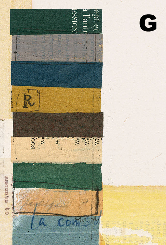 Yoko Inoue Old Book Collage Washi Tape