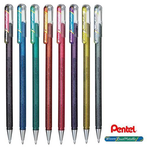 Pentel Hybrid Dual Metallic Gel Pen (1.0mm)