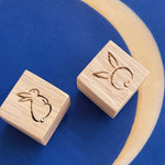Autumn Doddle Rubber Stamp - a Rabbit in Autumn