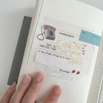 9pt. (2) Tiny Text Rubber Stamp