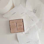 9pt. (2) Tiny Text Rubber Stamp