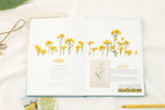 Press Flower Stickers Rapeseed Flower