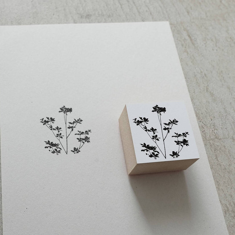 YOHAKU Botanical & Collage Rubber Stamp Set