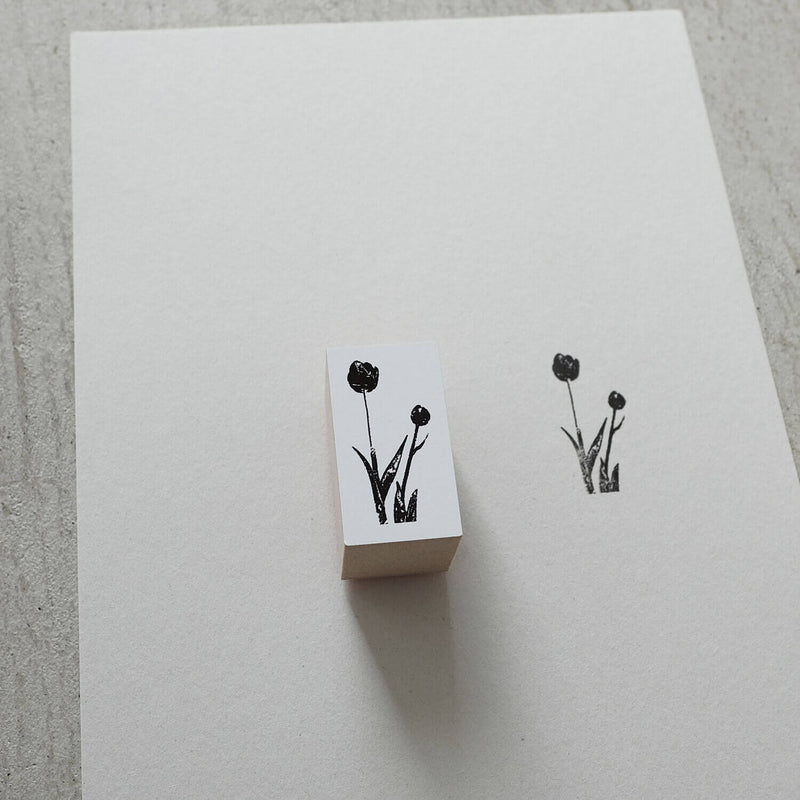 YOHAKU Botanical & Collage Rubber Stamp Set