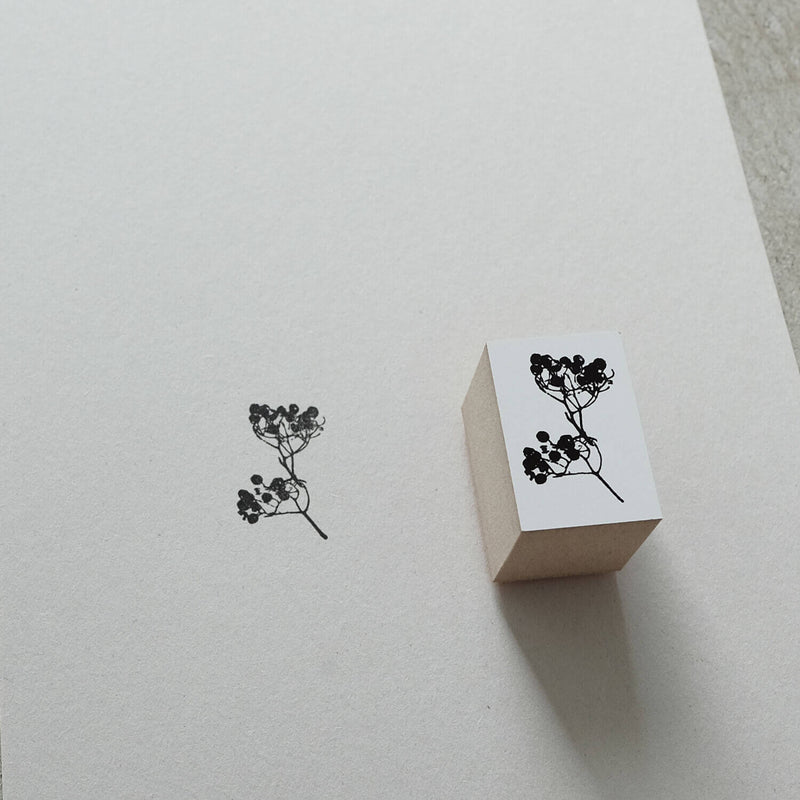 YOHAKU Botanical & Collage Rubber Stamp Set