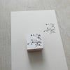 YOHAKU Botanical & Collage Rubber Stamp Set