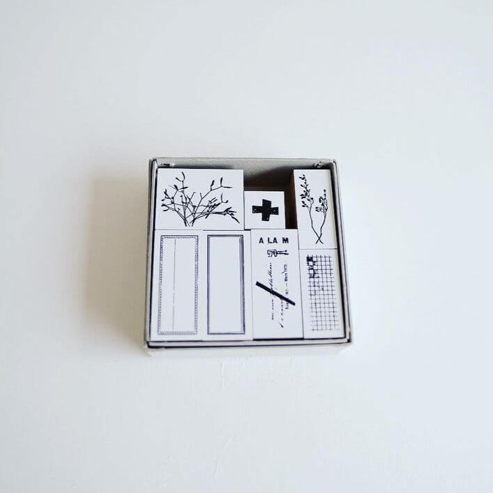 YOHAKU Rubber Stamp S-026 | Mistletoe