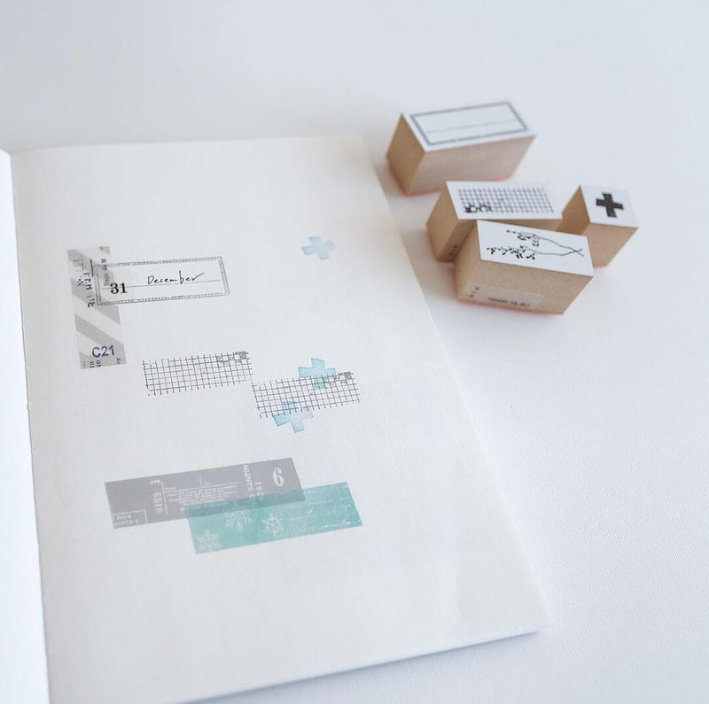 YOHAKU Rubber Stamp S-028 | Vintage