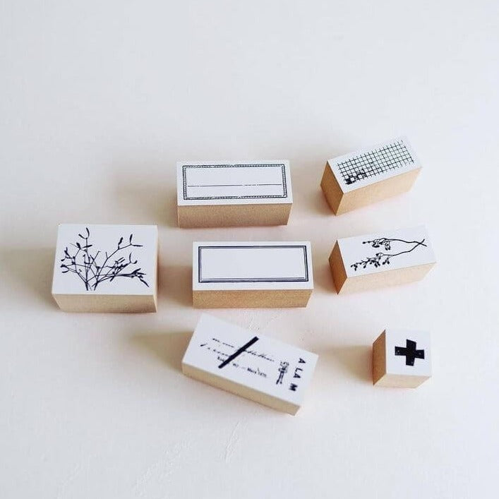 YOHAKU Rubber Stamp S-028 | Vintage