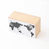 Mizushima World Map Rubber Stamp