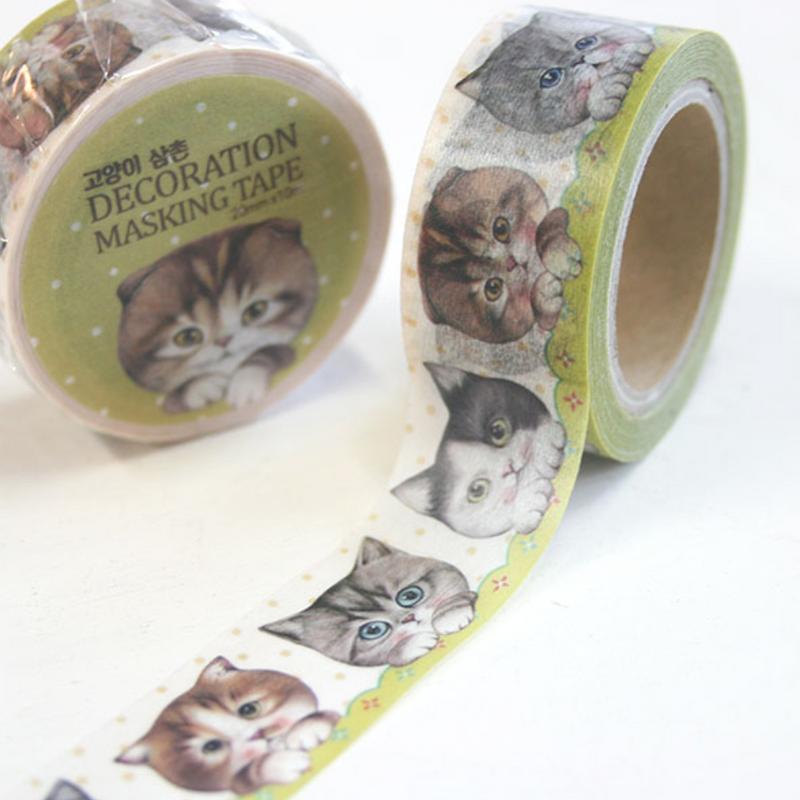 UncleCat Washi Tape - Cat Waiting In Orders
