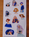 LDV Transparent Sticker Sheets Set (5pcs)