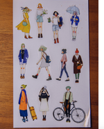 LDV Transparent Sticker Sheets Set (5pcs)
