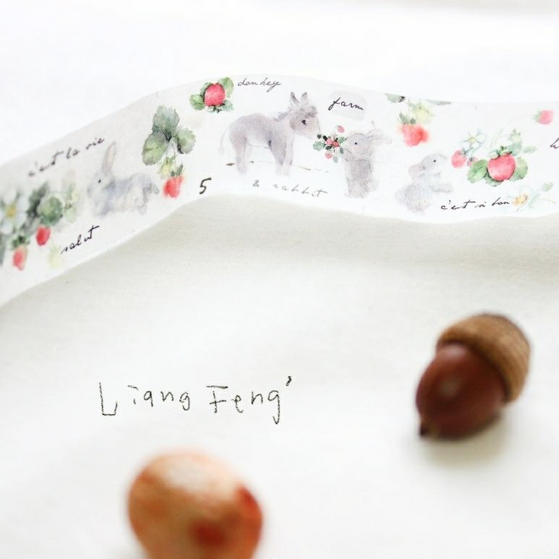 Liang Feng Watercolour Washi Tapes - Illustration Books