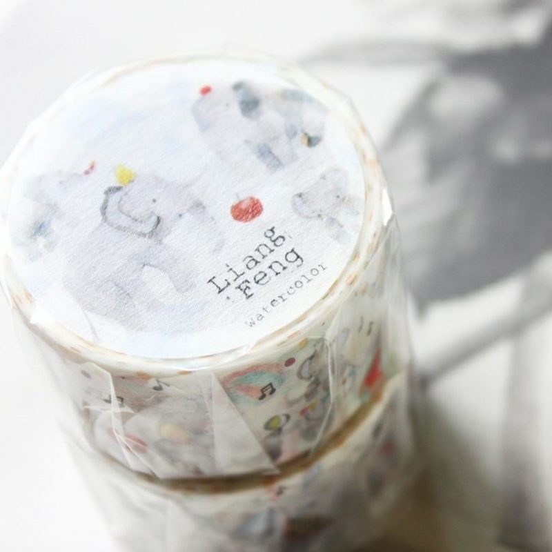 Liang Feng Watercolour Washi Tapes - Illustration Books