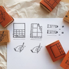 Kurukynki Rubber Stamp - Basic Stationery