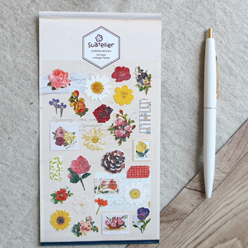 Suatelier Sticker - Vintage flower