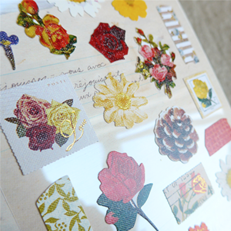 Suatelier Sticker - Vintage flower