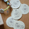 evakaku Rubber Stamps Set - Flower Fairy A