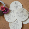 evakaku Rubber Stamps Set - Flower Fairy B