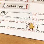Goat x Masco Perforated Washi Tape - Dialogue Box