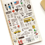 Suatelier Stickers - City Collection (China/ Moscow/ New York/ Paris/ London/ frankfurt am main/ Tokyo)