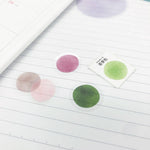 Seasonal Colour Swatch Tracing Paper Stickers