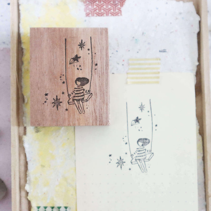 Black Milk Project Rubber Stamp - Starry Swing