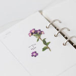Press Flower Stickers Verbena