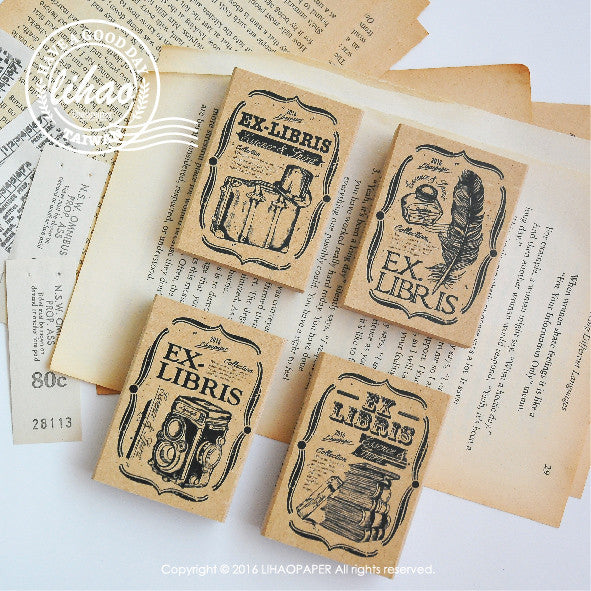 lihaopaper Ex-librīs Rubber Stamps