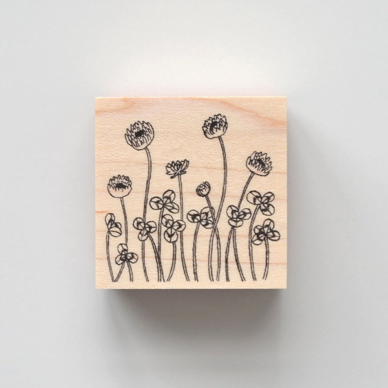 monokoto store x Akiko Okajima Rubber Stamp - White Clover