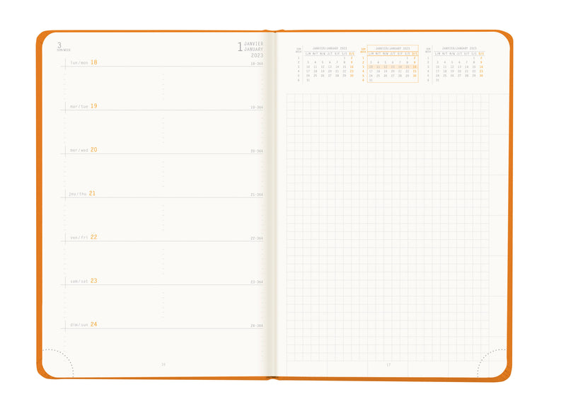 Rhodia Webplanner 2023 - Horizontal Grid – Sumthings of Mine