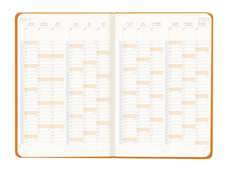 Rhodia Webplanner 2023 - Horizontal Grid – Sumthings of Mine